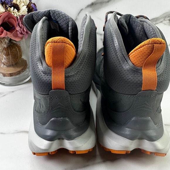 Hoka Kaha 2 GTX Gore Tex Hiking Boots Men\'s‎ Size 15D Waterproof Orange Gray EUC main image 6
